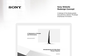 网站制作之索尼网站设计