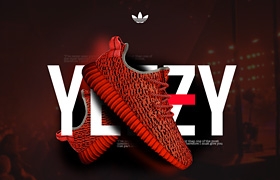 网页设计之Adidas X Kanye West 'Yeezy Bloodline' Web/App Co
