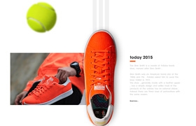 网站设计之阿迪达斯鞋子设计