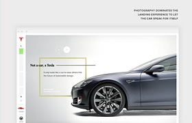 网站制作之Tesla特斯拉页面设计欣赏