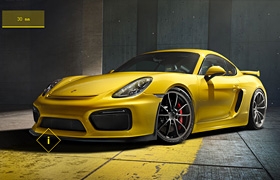 网站设计之Rebels, race on. The new Cayman GT4